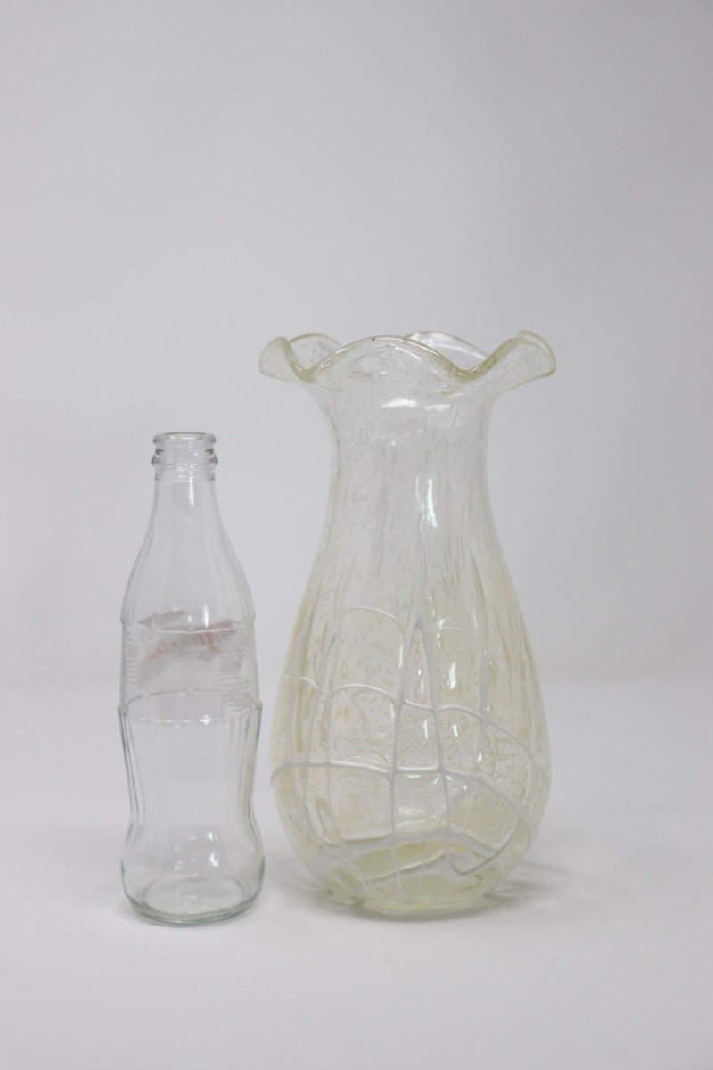 Murano Glass Vase, 1980s-photo-6