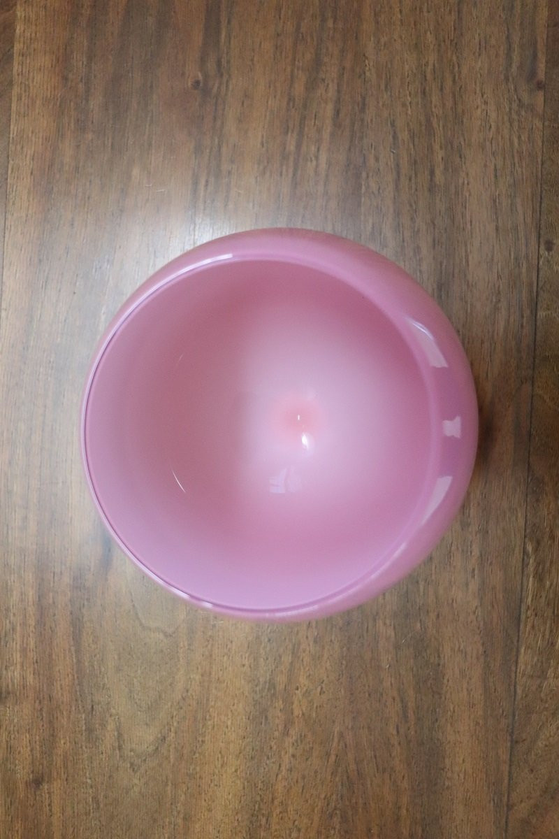 Italian Vase In Pink Murano Art Glass, 1960s-photo-3
