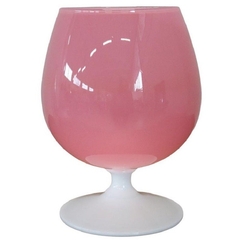 Italian Vase In Pink Murano Art Glass, 1960s