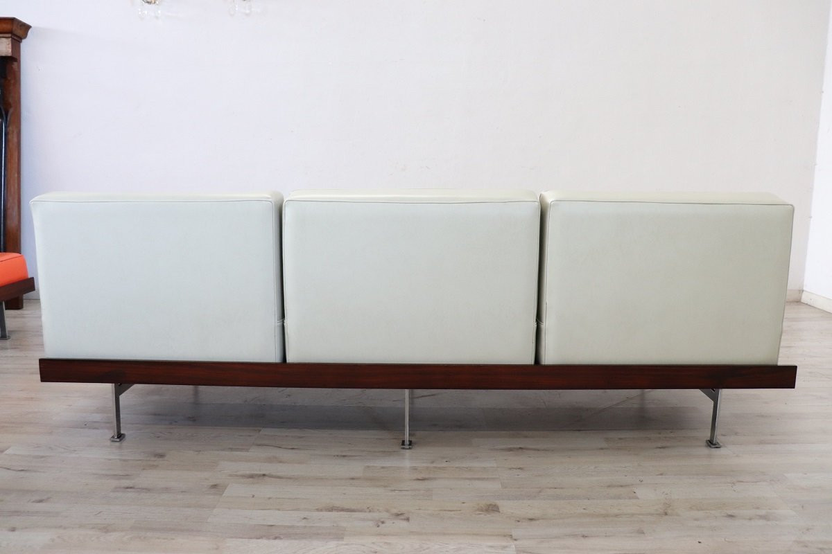 Italian Design Sofa Set By Saporiti With Original Label, 1960s-photo-3