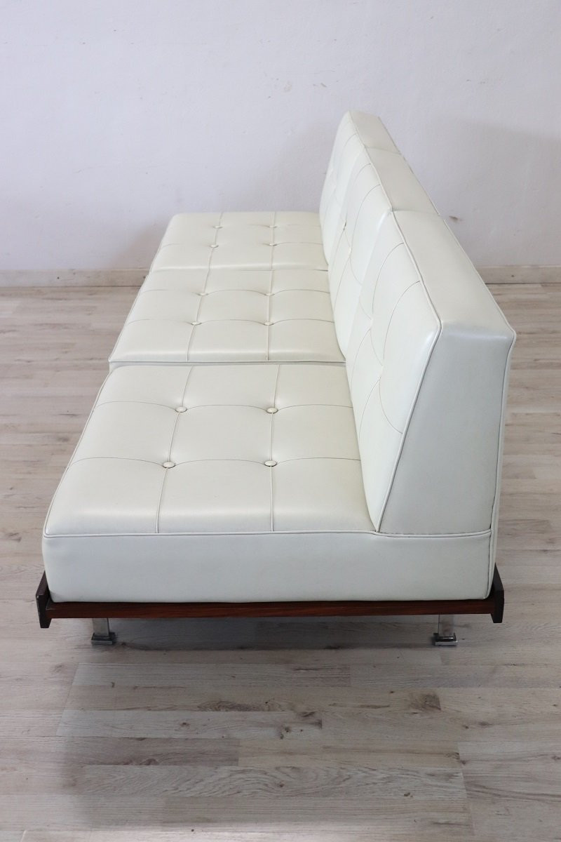 Italian Design Sofa Set By Saporiti With Original Label, 1960s-photo-4