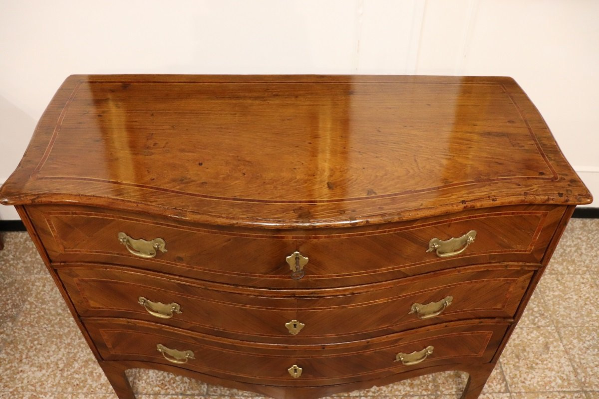 18th Century Chest Of Drawers In Fruitwood-photo-2