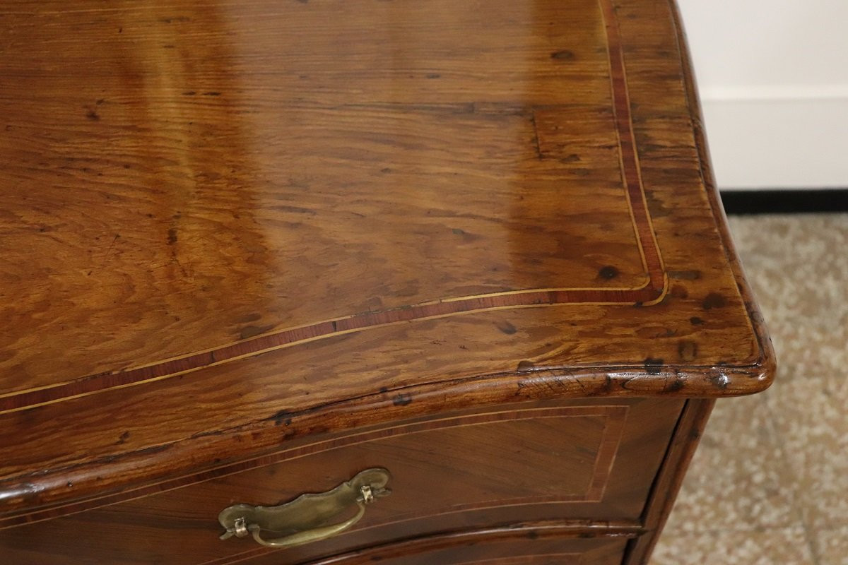 18th Century Chest Of Drawers In Fruitwood-photo-3