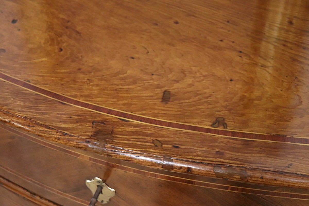 18th Century Chest Of Drawers In Fruitwood-photo-4