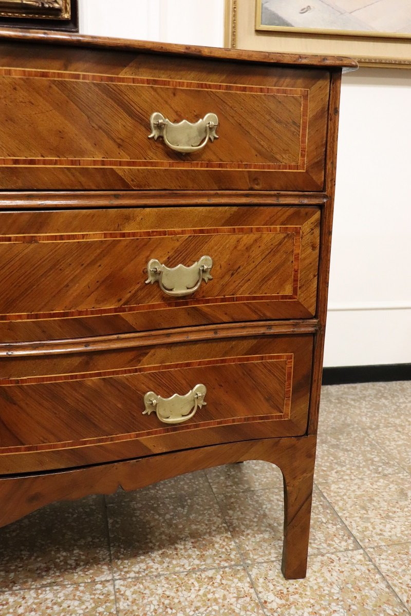 18th Century Chest Of Drawers In Fruitwood-photo-4