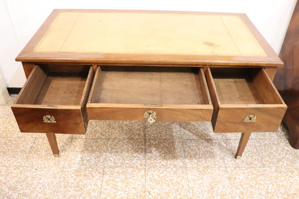 Bureau Du 18ème Siècle En Noyer-photo-2
