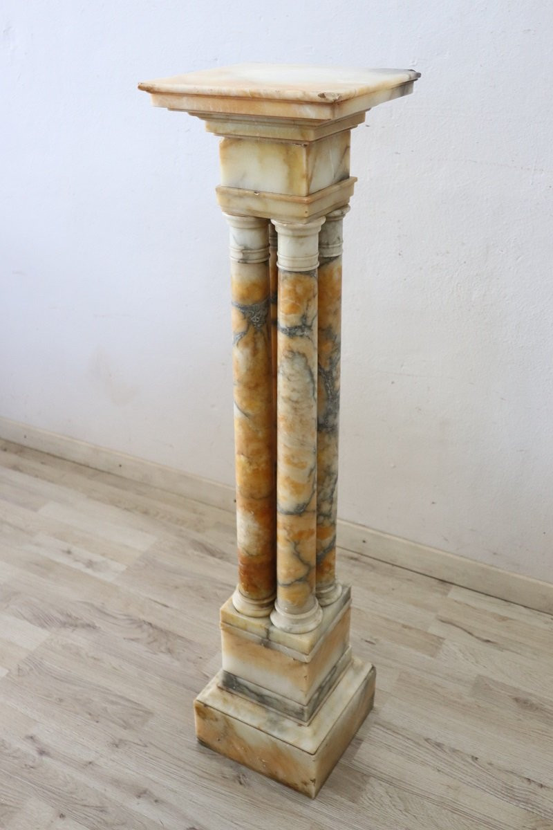 Colonne en marbre, Italie, 19ème siècle-photo-3