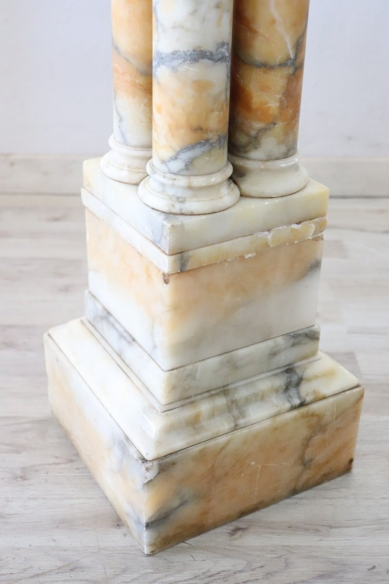 Colonne en marbre, Italie, 19ème siècle-photo-4
