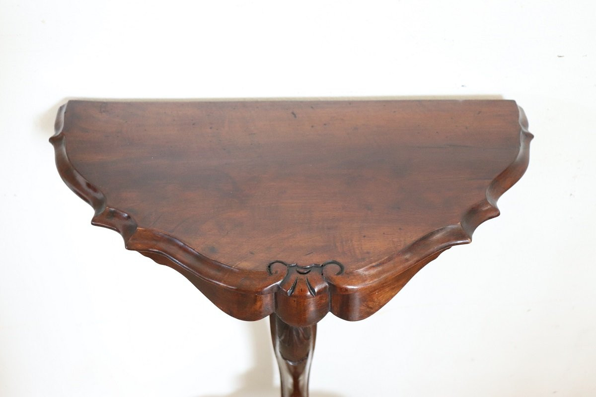 Early 20th Century Pedestal Table In Walnut-photo-2