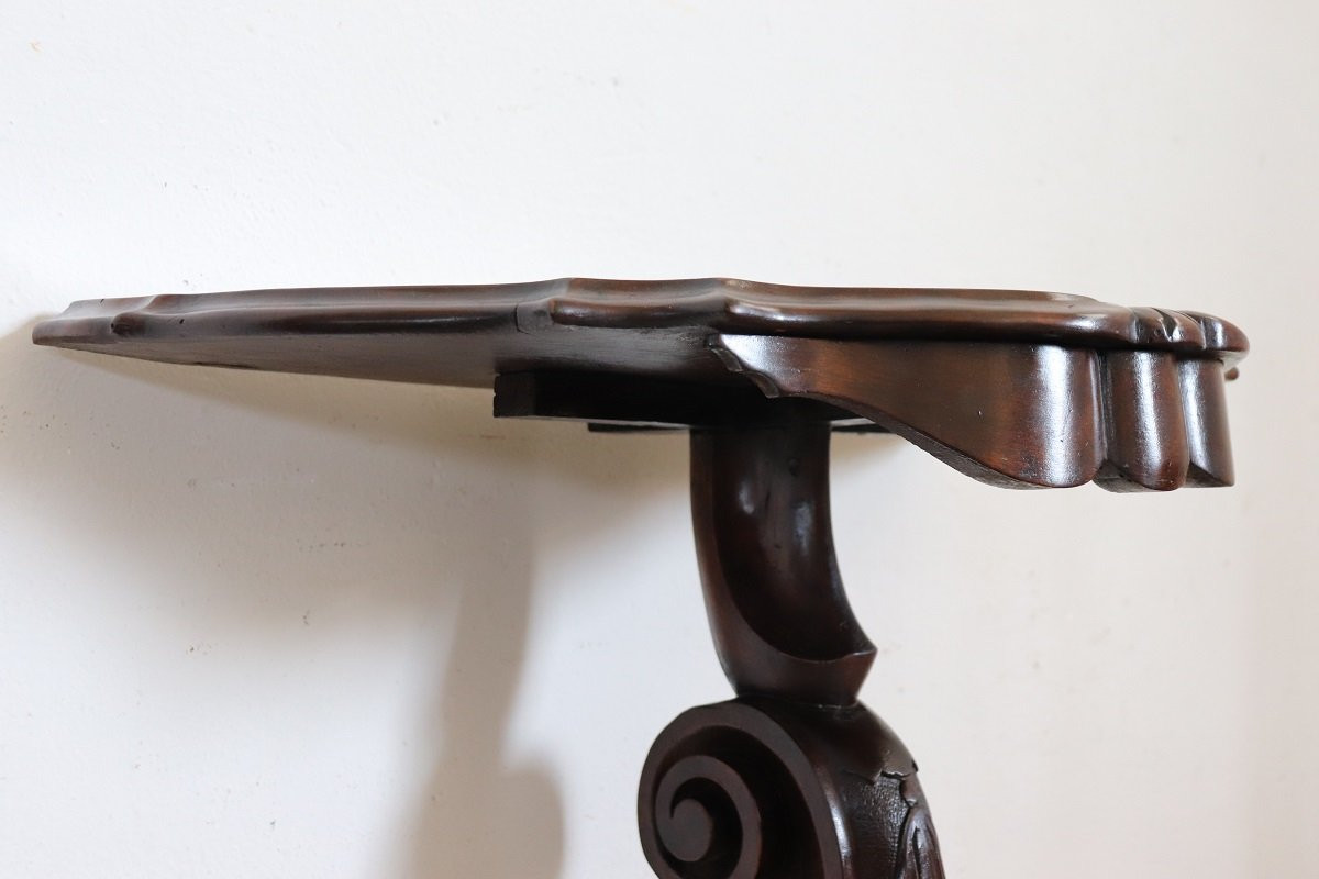 Early 20th Century Pedestal Table In Walnut-photo-4