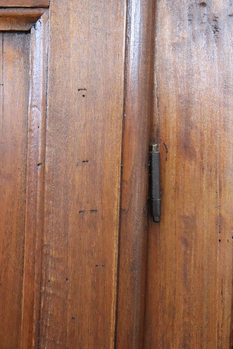 Antique Wardrobe In Solid Poplar Wood, Italy 19th Century-photo-8
