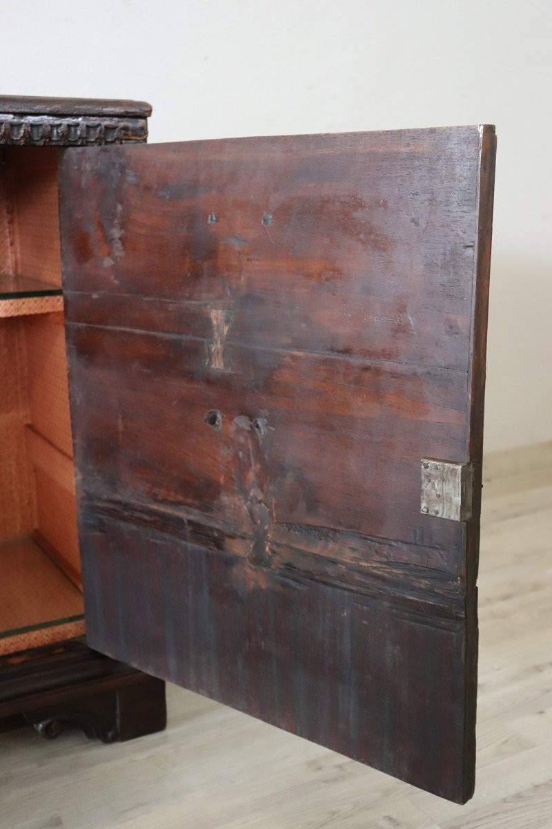 Table de Chevet en Noyer, XVIIIe siècle-photo-2