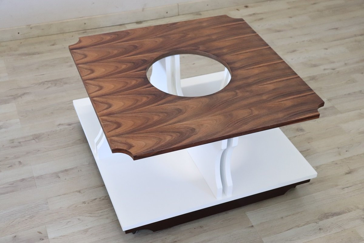 Vintage Square Coffee Table, 1970s-photo-2