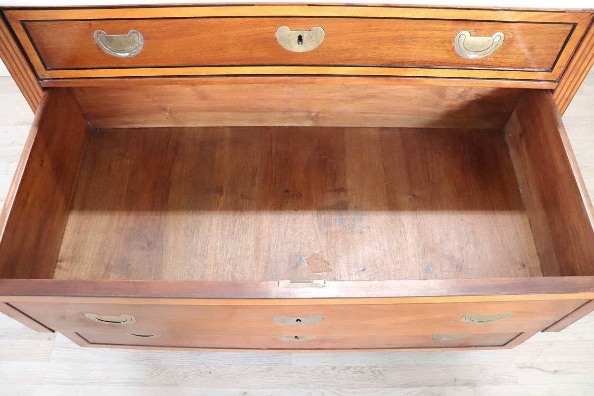 Commode ancienne, Italie fin du 18ème siècle-photo-4