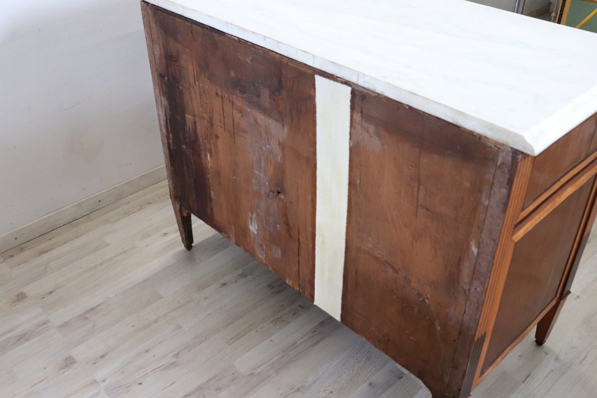 Commode ancienne, Italie fin du 18ème siècle-photo-5