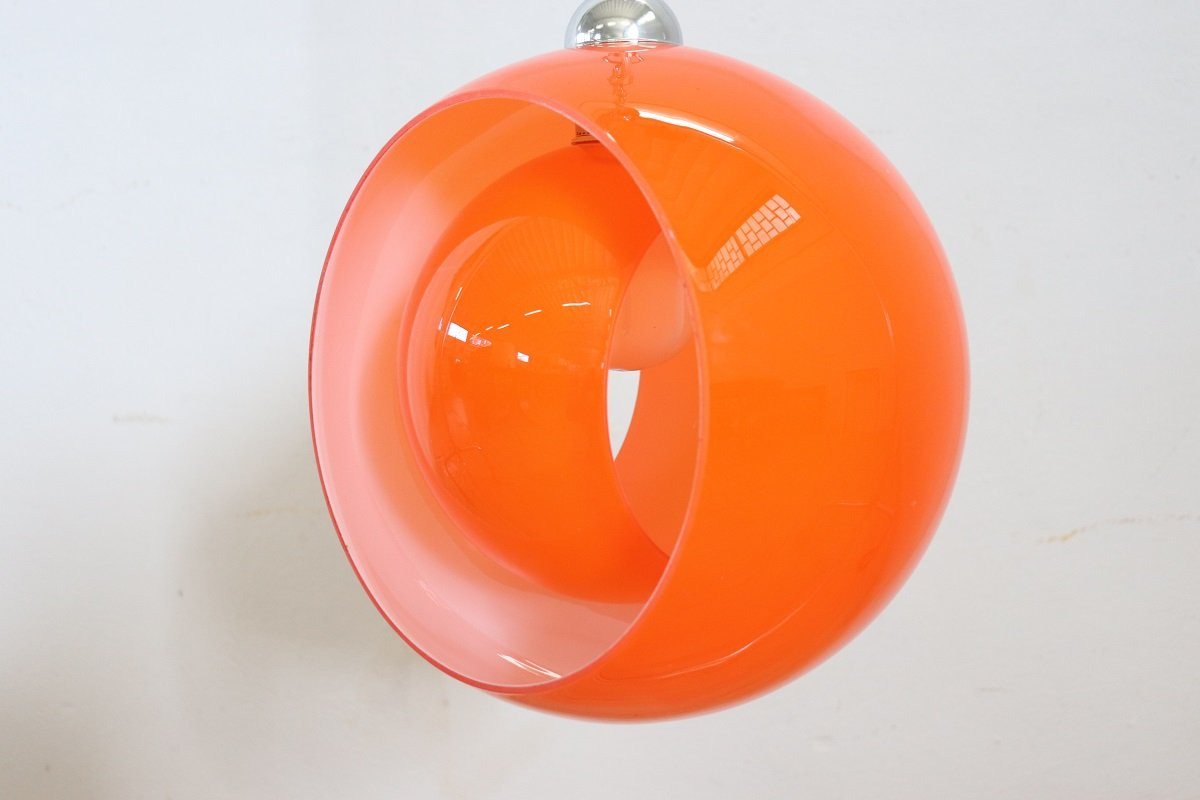 Pendant Lamp In Murano Glass By Carlo Nason For Mazzega, 1960s-photo-3
