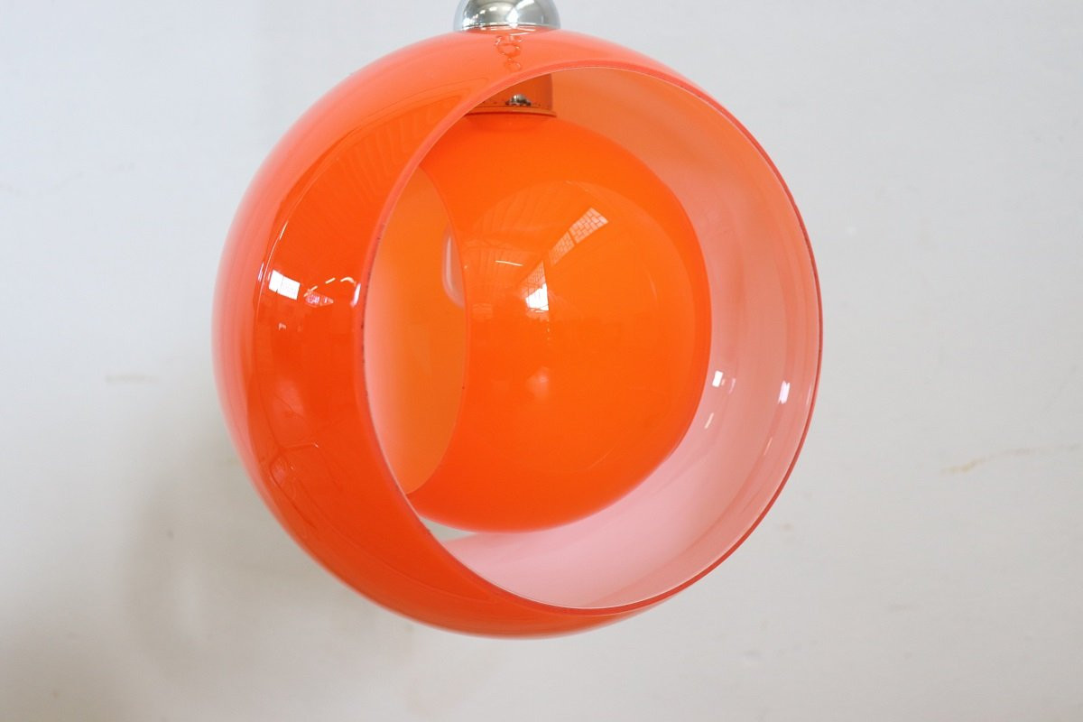 Pendant Lamp In Murano Glass By Carlo Nason For Mazzega, 1960s-photo-4