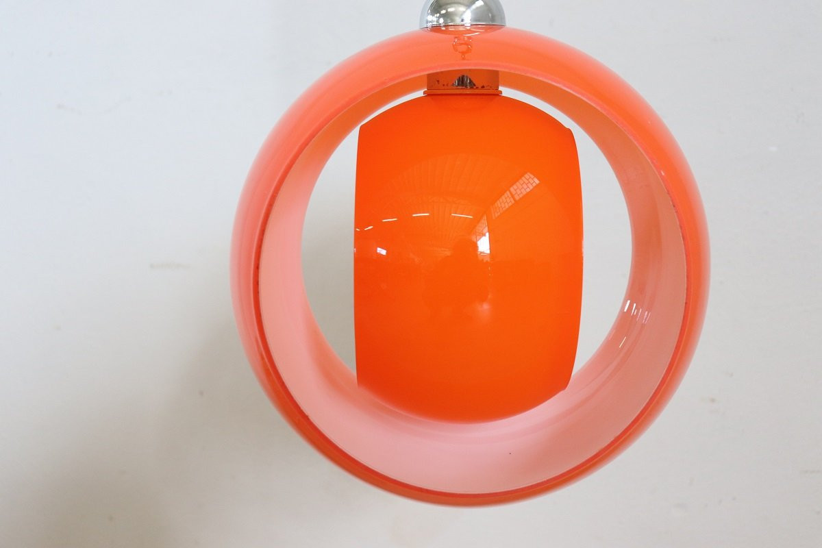 Pendant Lamp In Murano Glass By Carlo Nason For Mazzega, 1960s-photo-8