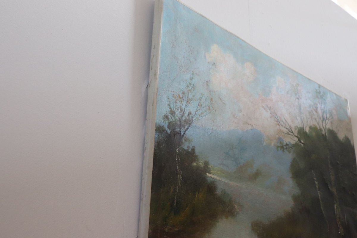 peinture à l'huile sur toile, XIXe siècle-photo-5