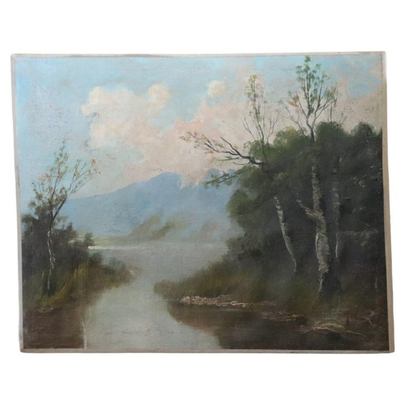 peinture à l'huile sur toile, XIXe siècle