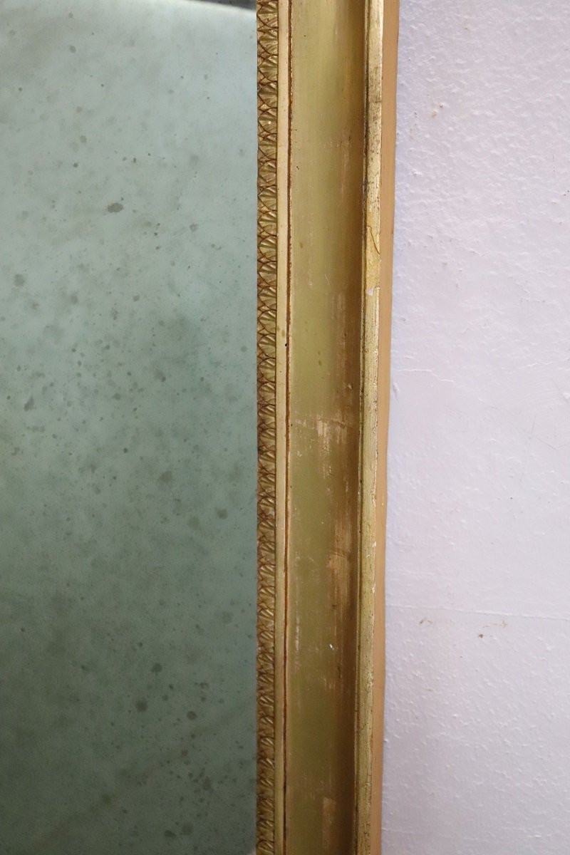 Antique Wall Mirror In Gilt Wood, 1800s-photo-4