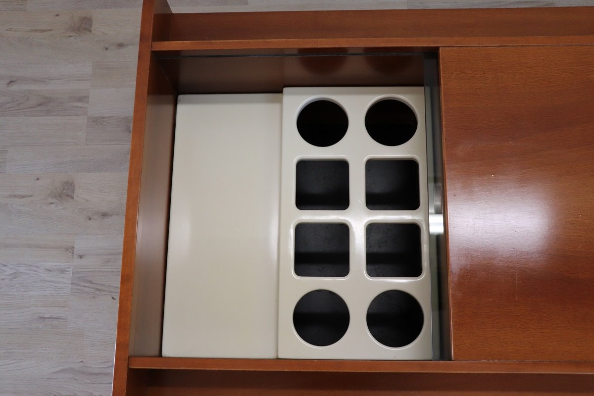 Coffee Table With Bar Compartment, Italy 1970s-photo-4