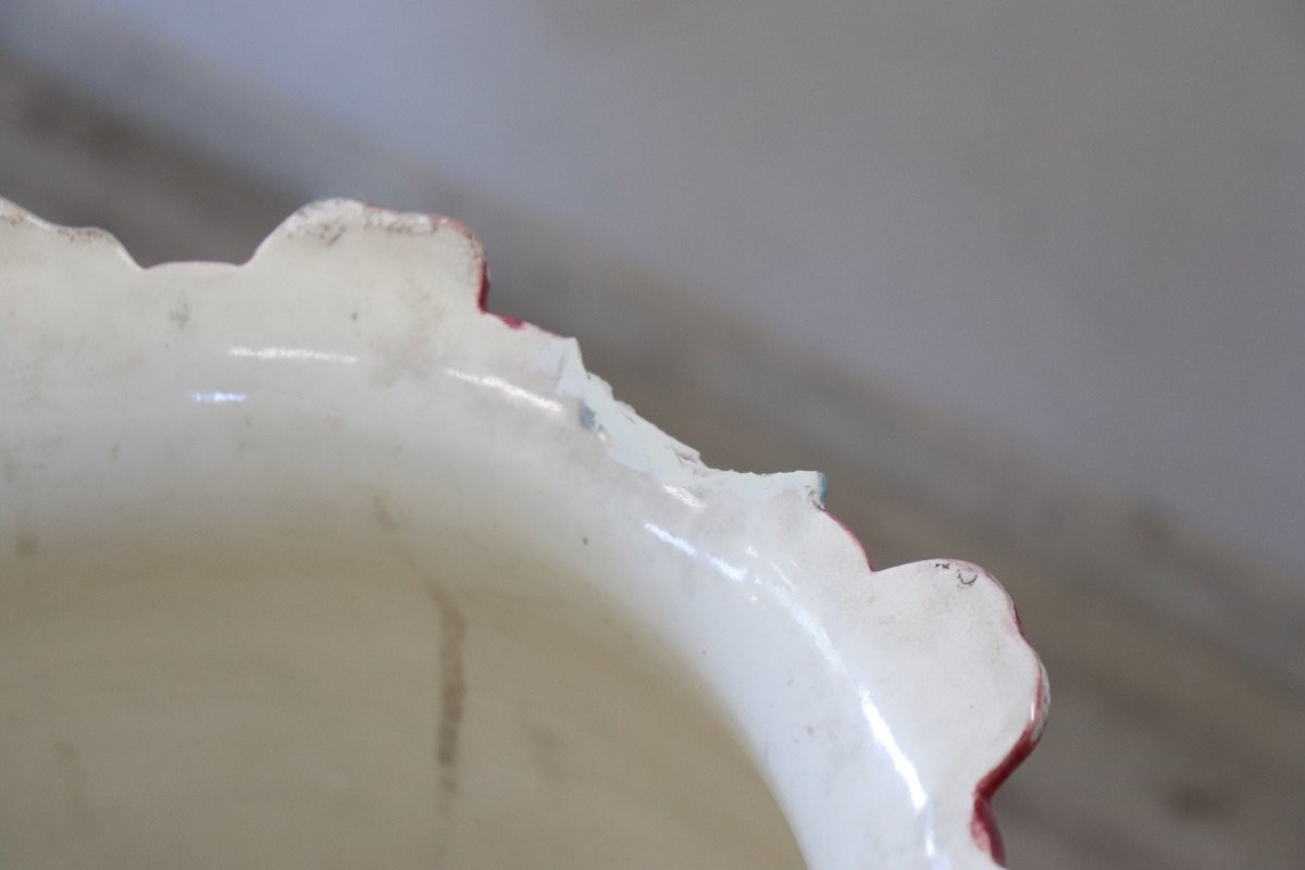 Vase à colonne en céramique Art Nouveau-photo-3