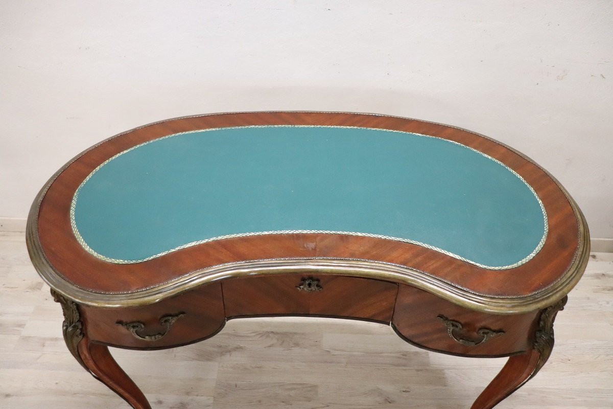 Elegant Louis XV Style Writing Desk, Italy 20th Century-photo-3