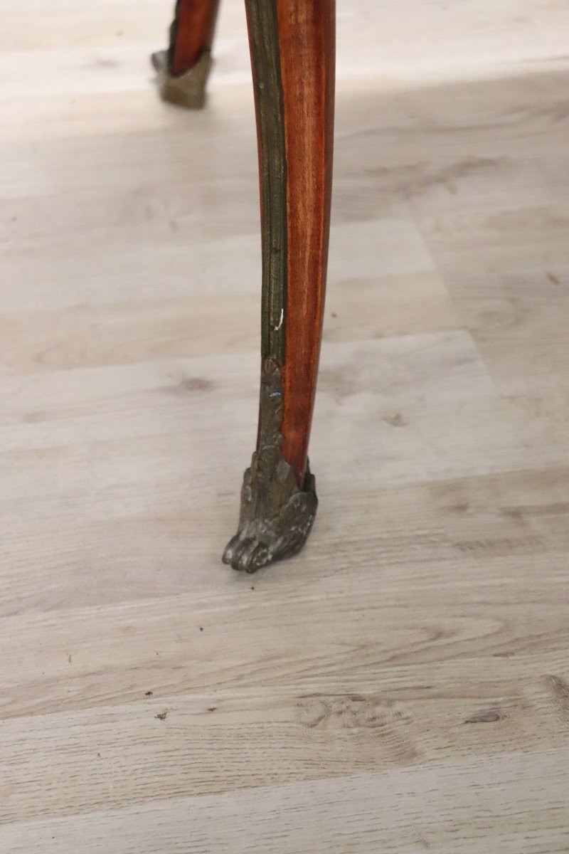 Elegant Louis XV Style Writing Desk, Italy 20th Century-photo-1