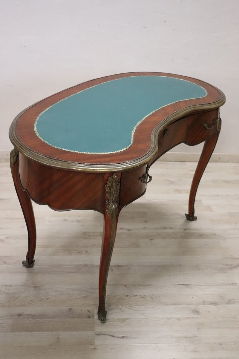 Elegant Louis XV Style Writing Desk, Italy 20th Century-photo-4