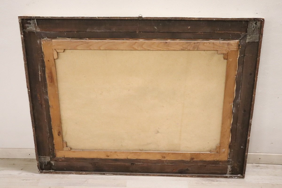 Oil Painting On Canvas, Winter Landscape, Signed Karpoff-photo-8