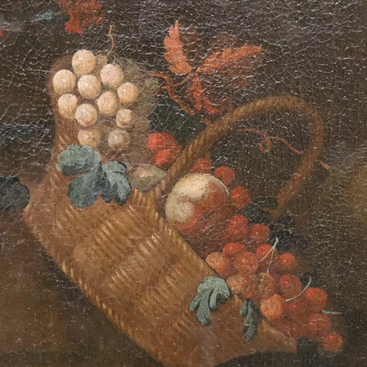 Oil Painting On Canvas, Still Life, Italy 18th Century-photo-4