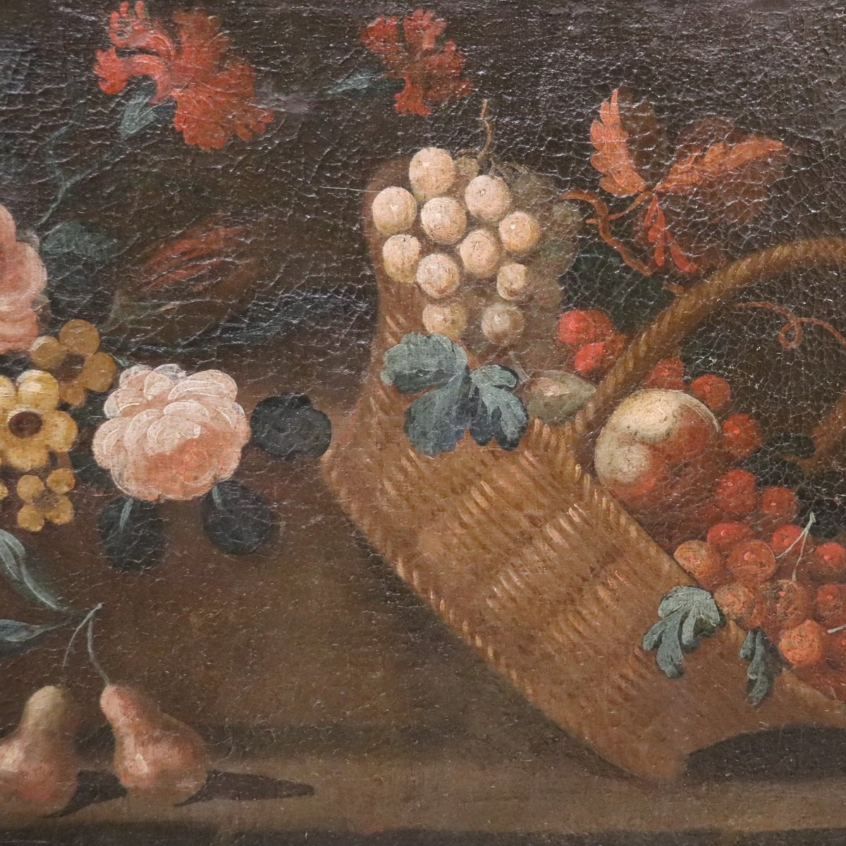 Oil Painting On Canvas, Still Life, Italy 18th Century-photo-5