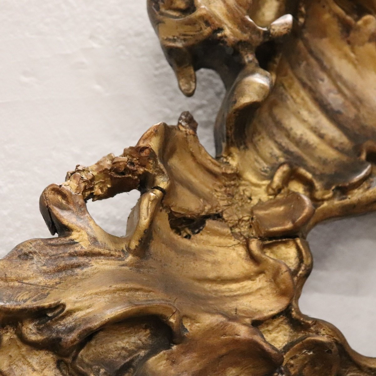 Grand miroir mural ancien, Italie, fin du XIXe siècle-photo-5