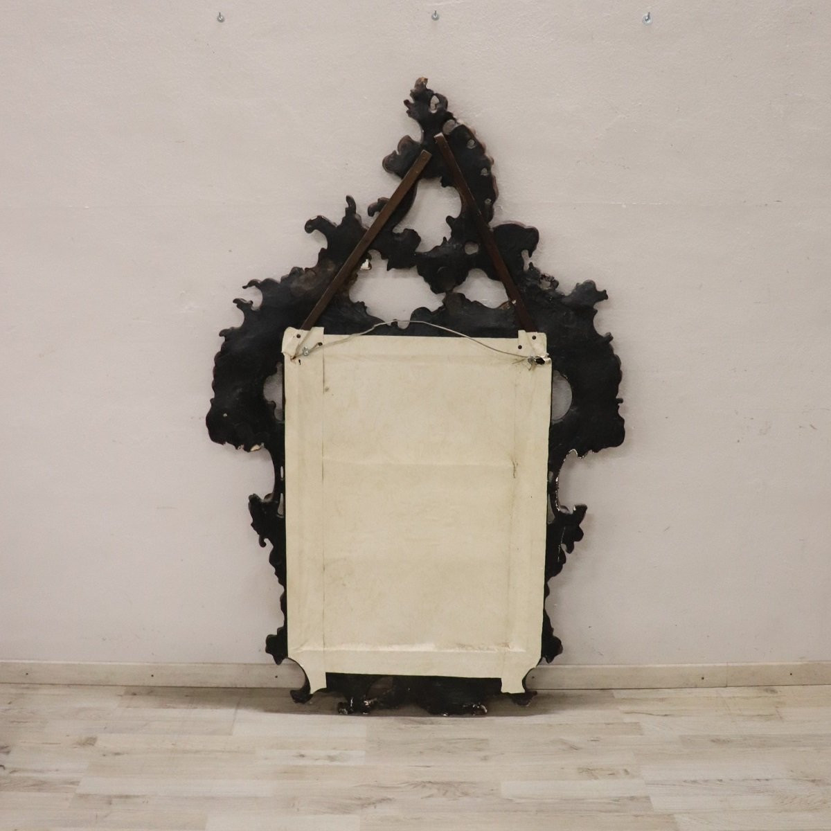 Grand miroir mural ancien, Italie, fin du XIXe siècle-photo-8