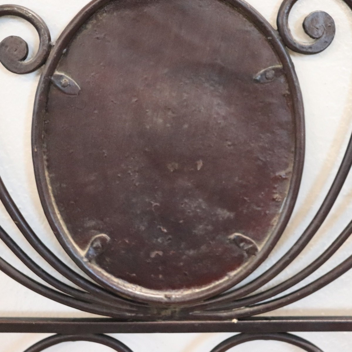 Pair Of Antique Headboards In Wrought Iron, Italy Early 19th Century-photo-8