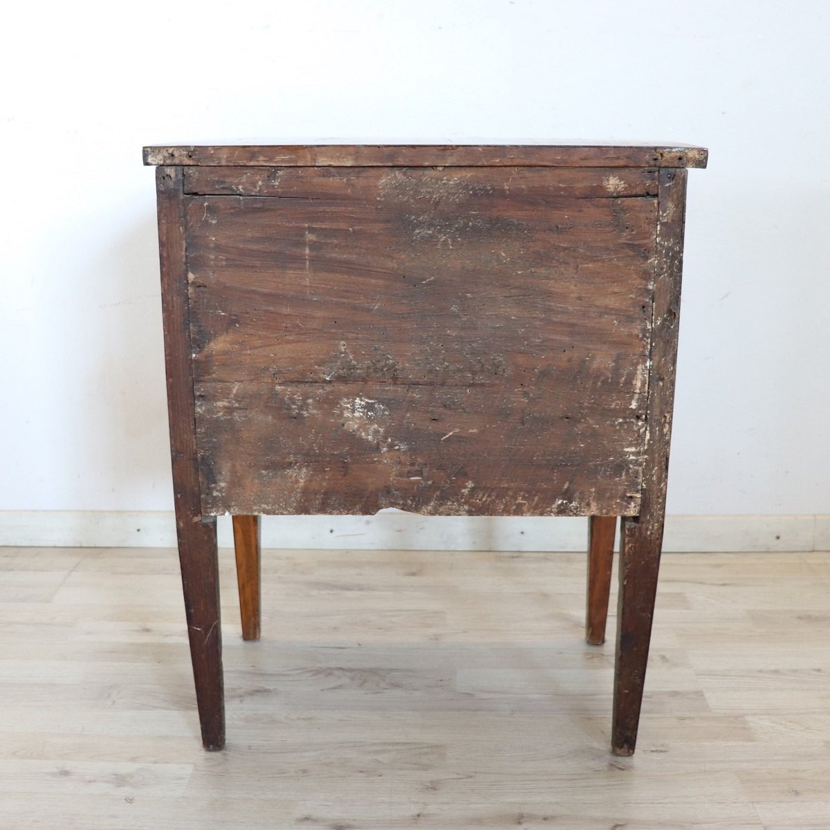Petite commode ancienne en noyer, Italie, XVIIIe siècle-photo-2