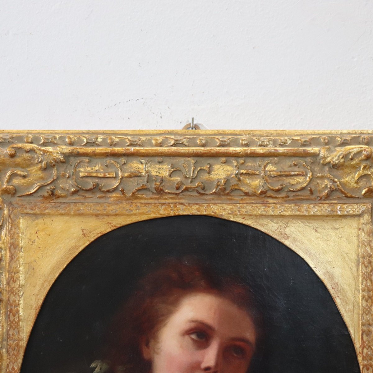 Mythological Figure Of Maenad, Oil Painting On Canvas, Italy 19th Century-photo-5