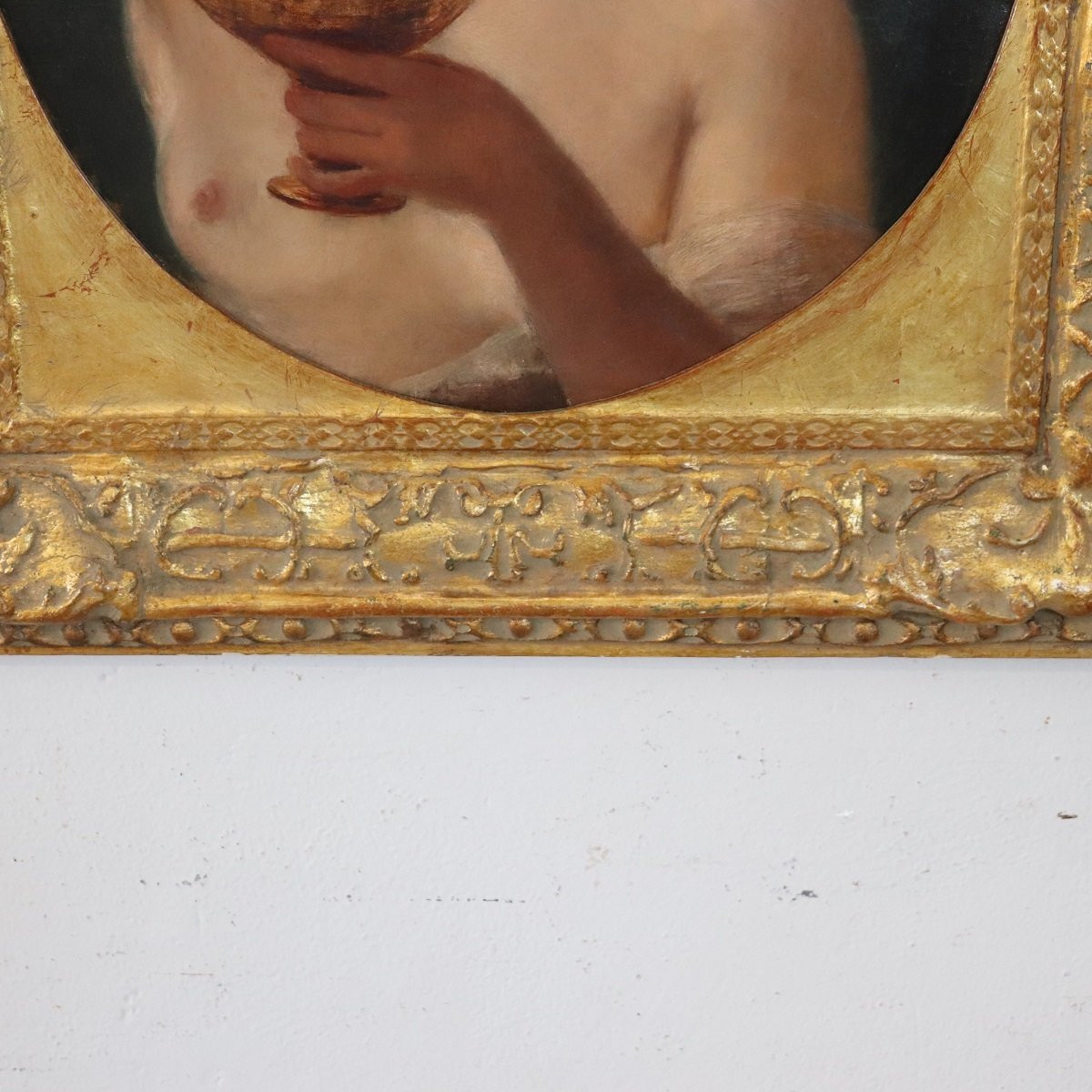 Mythological Figure Of Maenad, Oil Painting On Canvas, Italy 19th Century-photo-6
