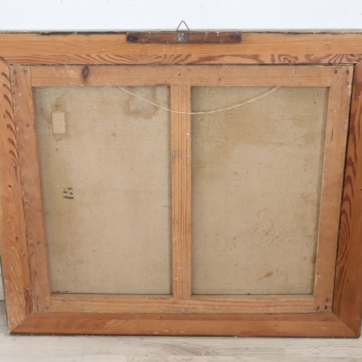 Paysage marin avec falaise, peinture à l'huile sur toile, Italie, XXe siècle-photo-7