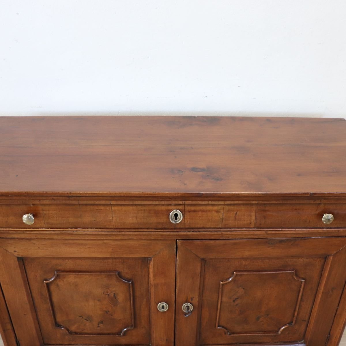 Antique Walnut Sideboard, Italy, Mid-19th Century, Restored.-photo-3