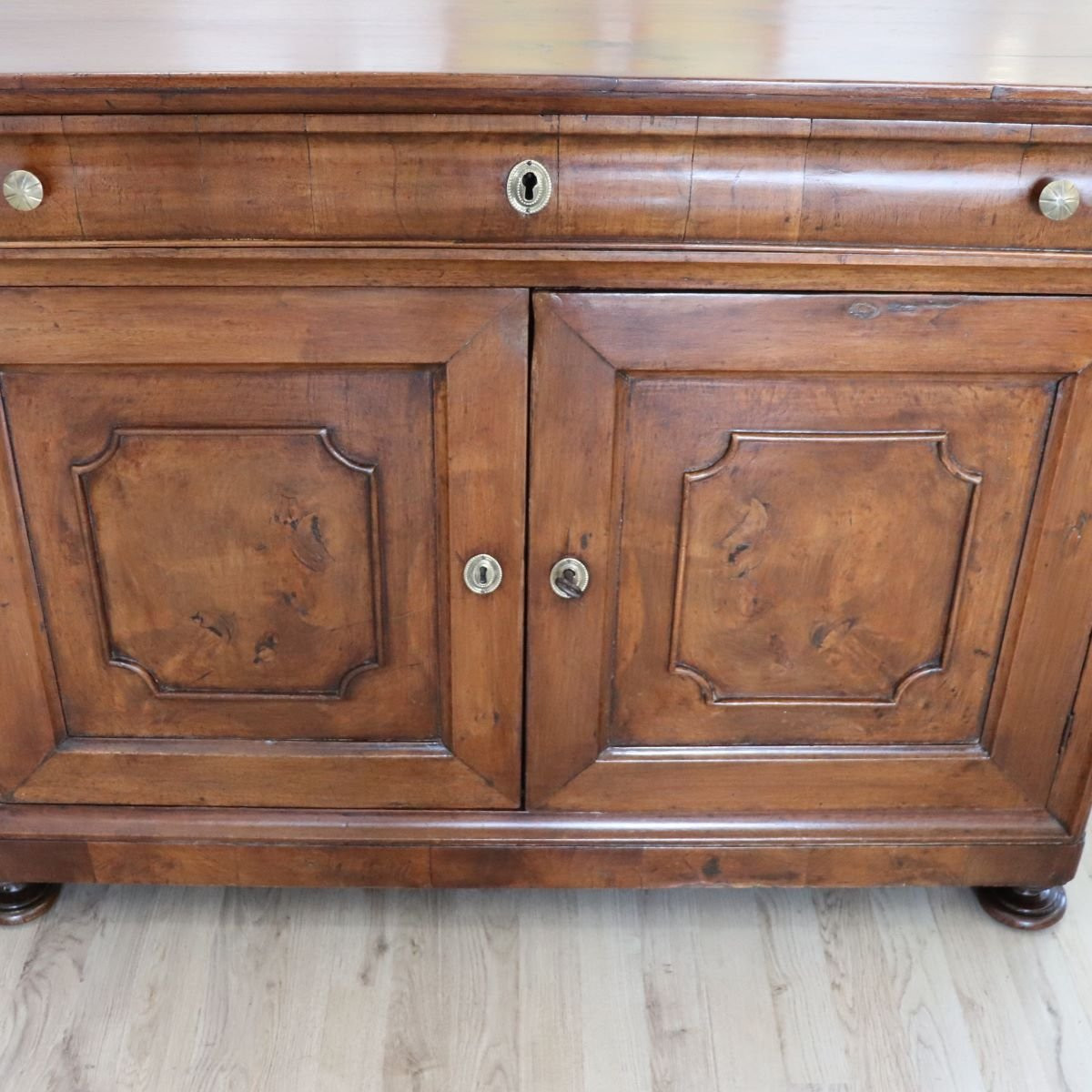 Antique Walnut Sideboard, Italy, Mid-19th Century, Restored.-photo-7