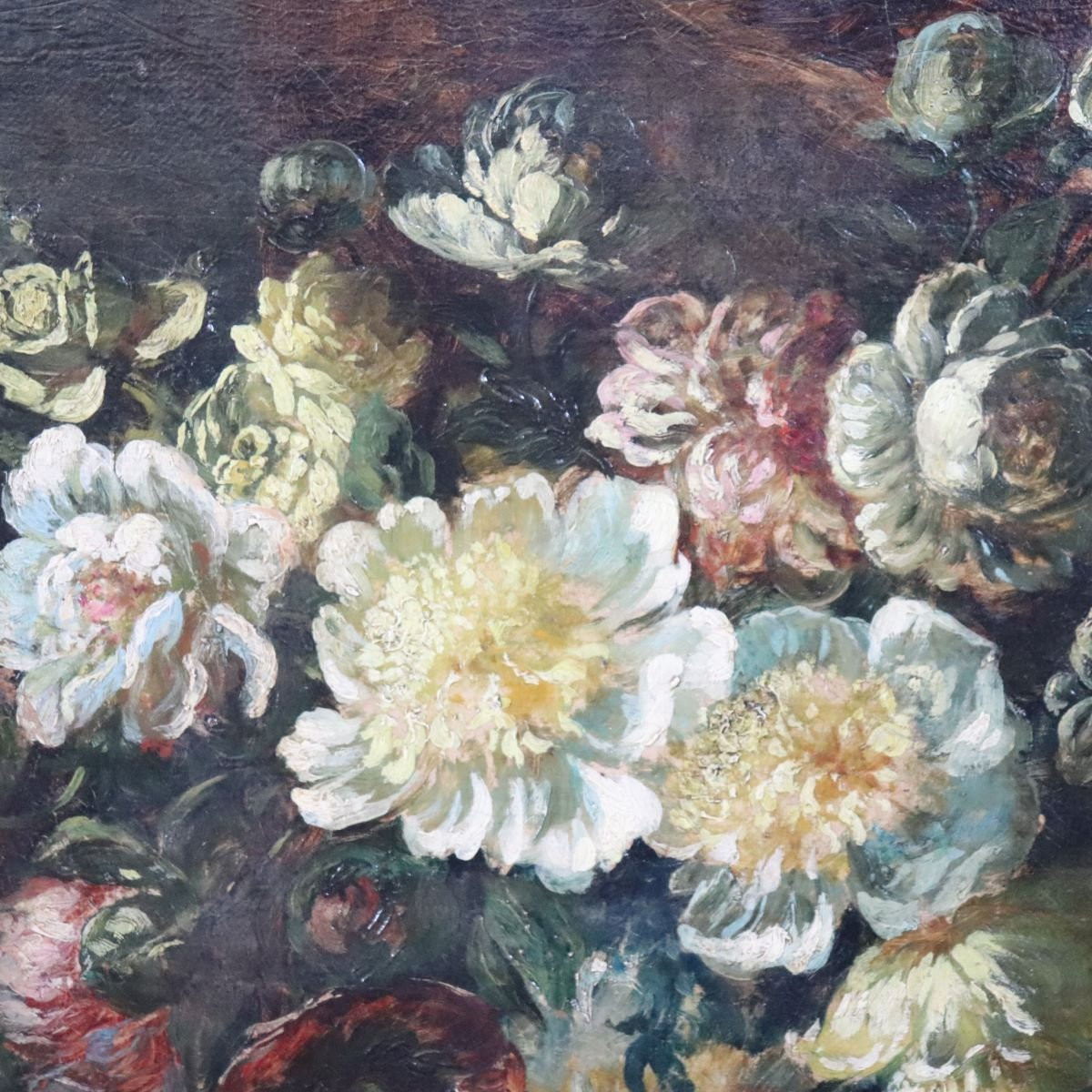 Still Life, Large Oil Painting On Canvas, Italy, 19th Century-photo-1