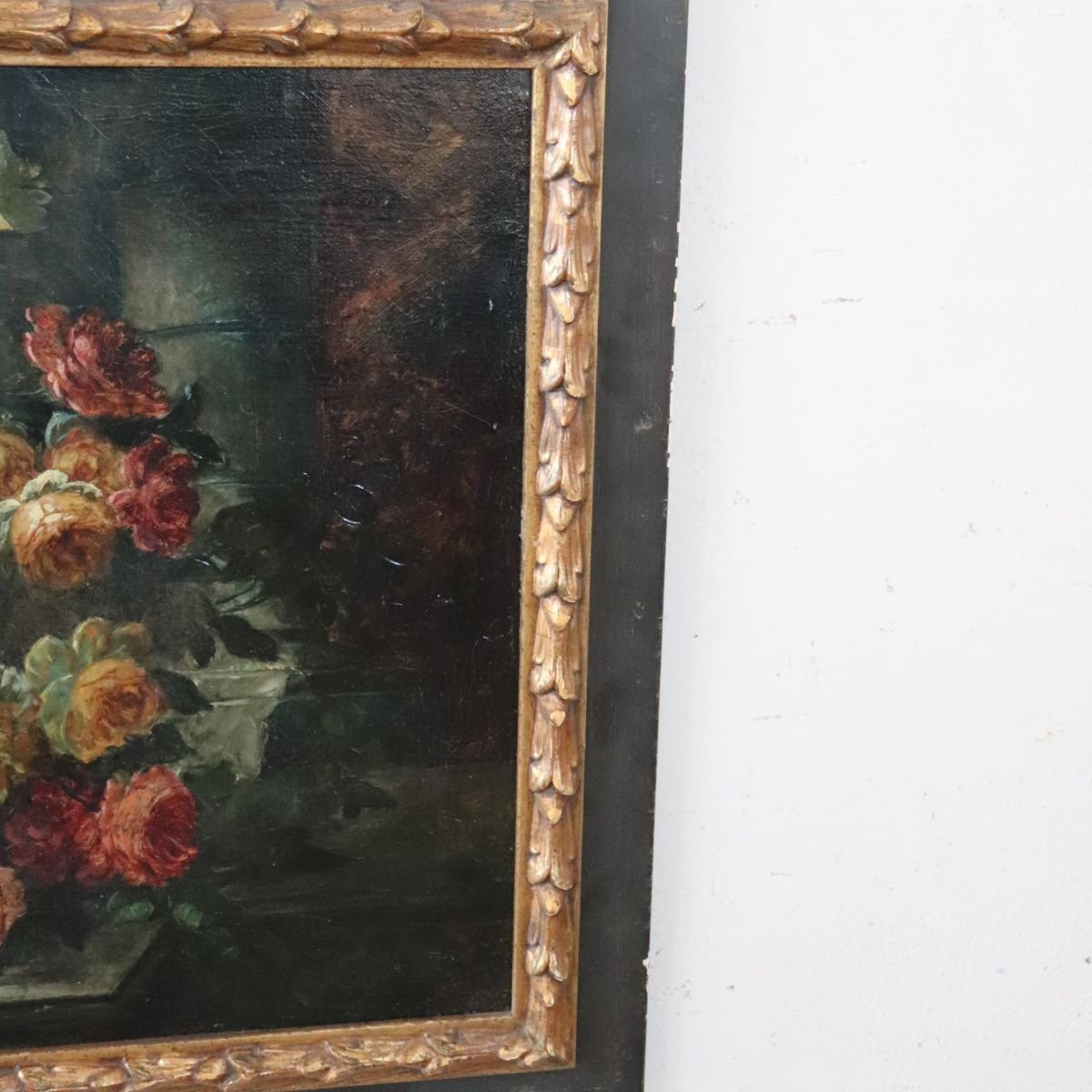 Still Life, Large Oil Painting On Canvas, Italy, 19th Century-photo-5