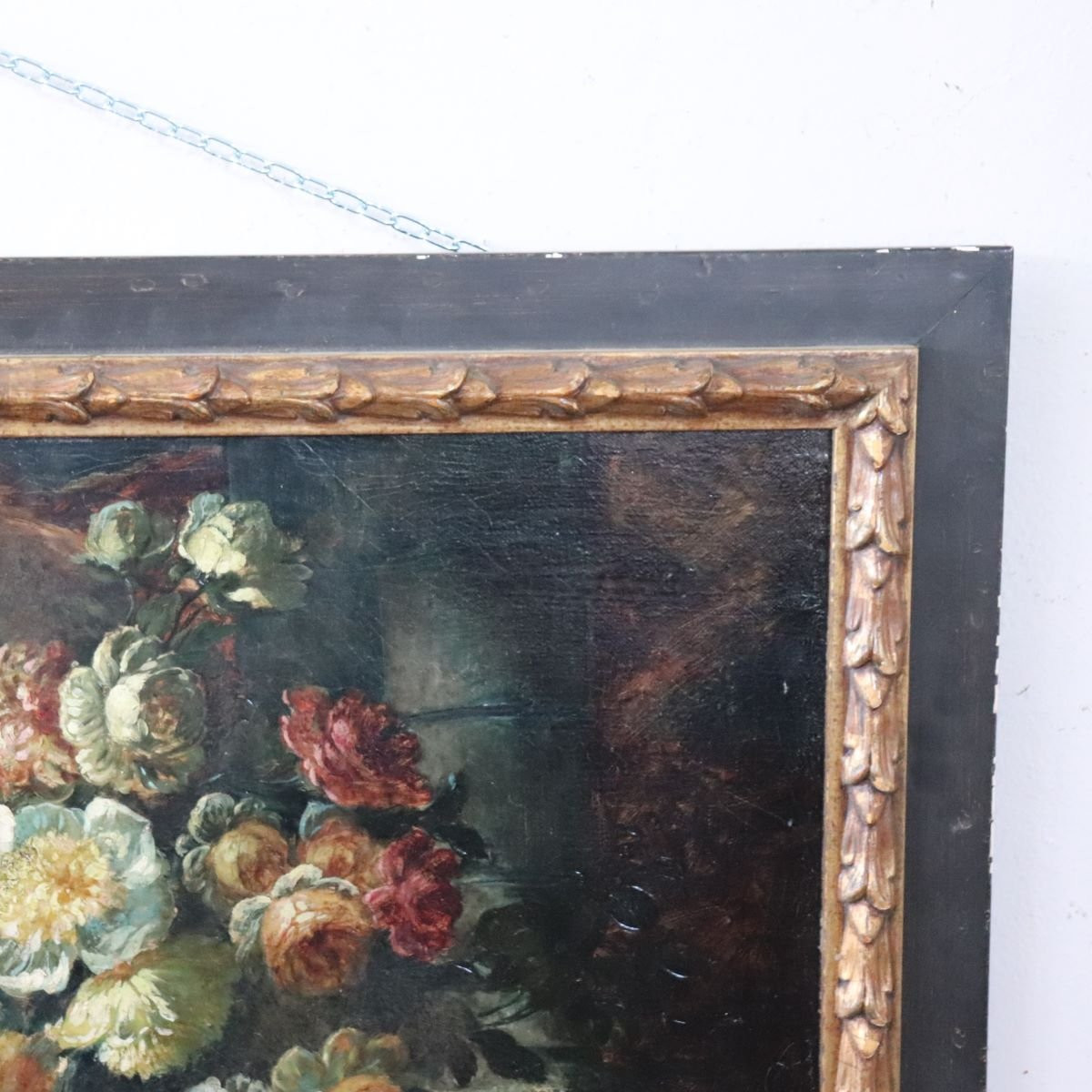 Still Life, Large Oil Painting On Canvas, Italy, 19th Century-photo-6
