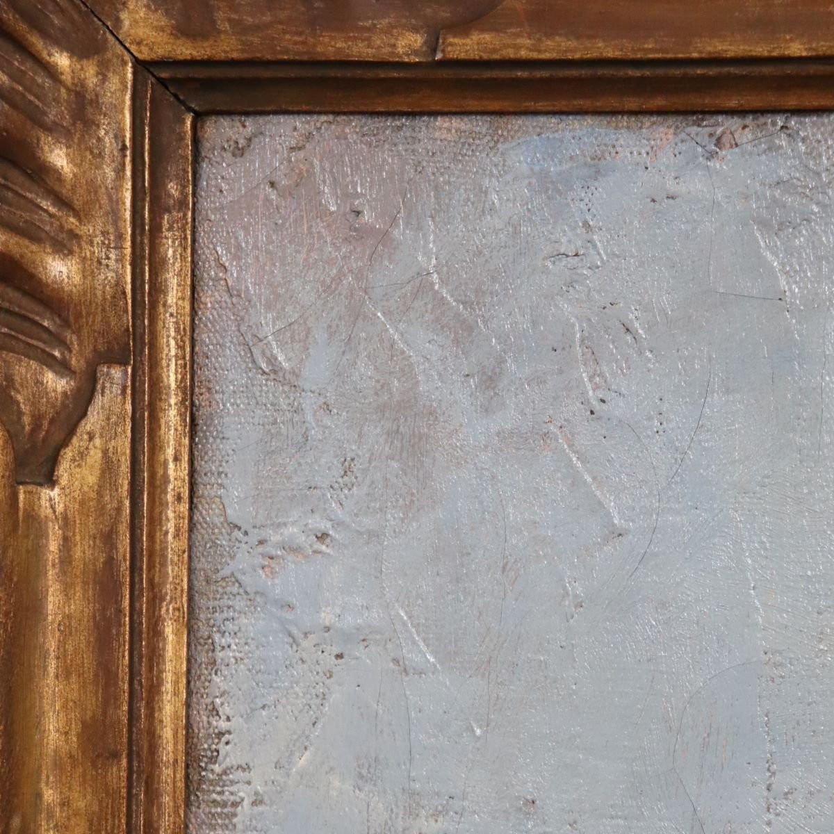 Jeune femme au chapeau, peinture à l'huile sur toile, Giovanni Beltrami fin du XIXe siècle-photo-1