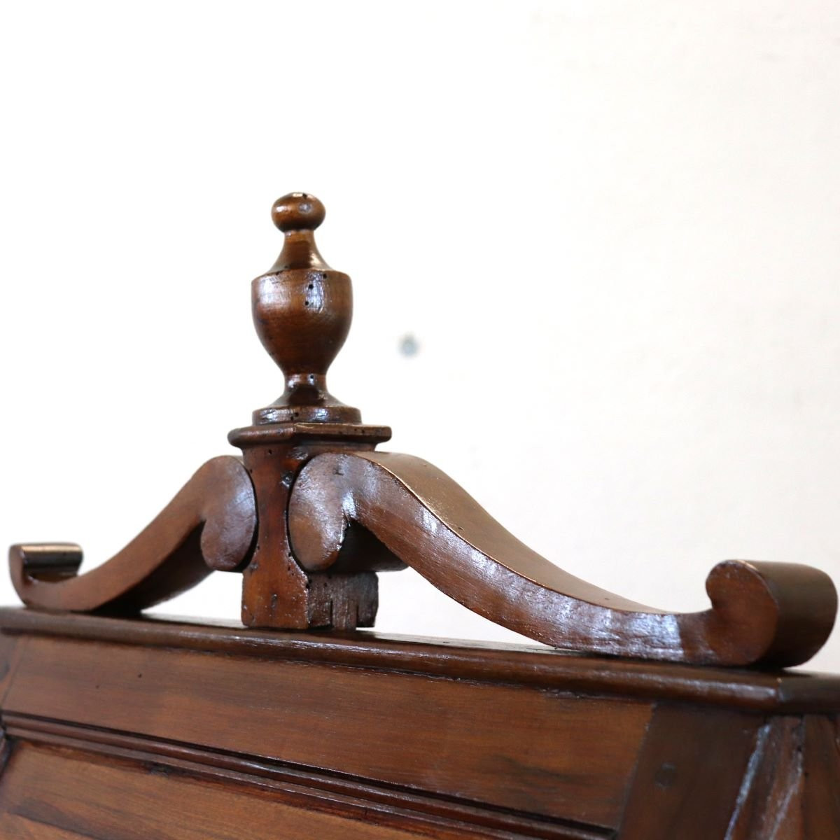 Antique Walnut Lectern, Italy, Early 19th Century-photo-4