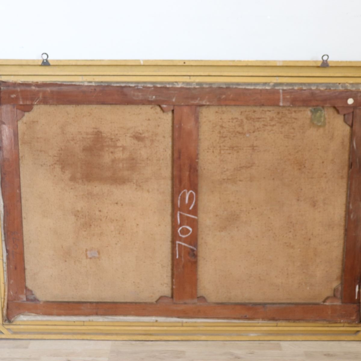 Grand huile sur toile, Troupeau de bétail, signée Watson W., XIXe siècle-photo-3