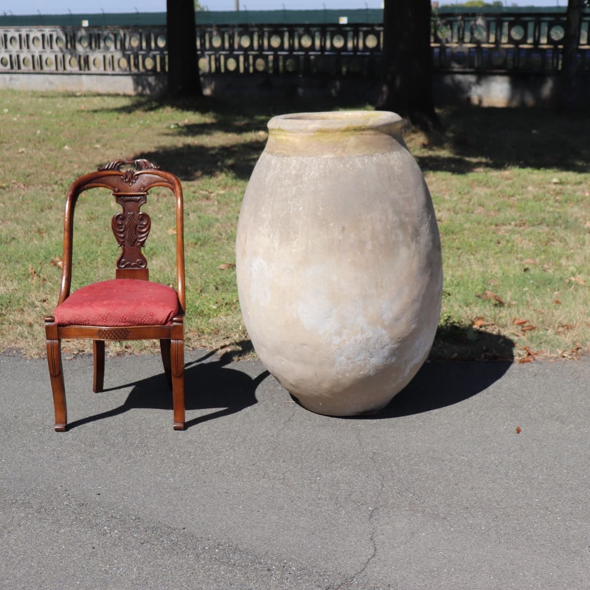 Antique Terracotta Jar, Garden Ornament, Italy, 19th Century-photo-2