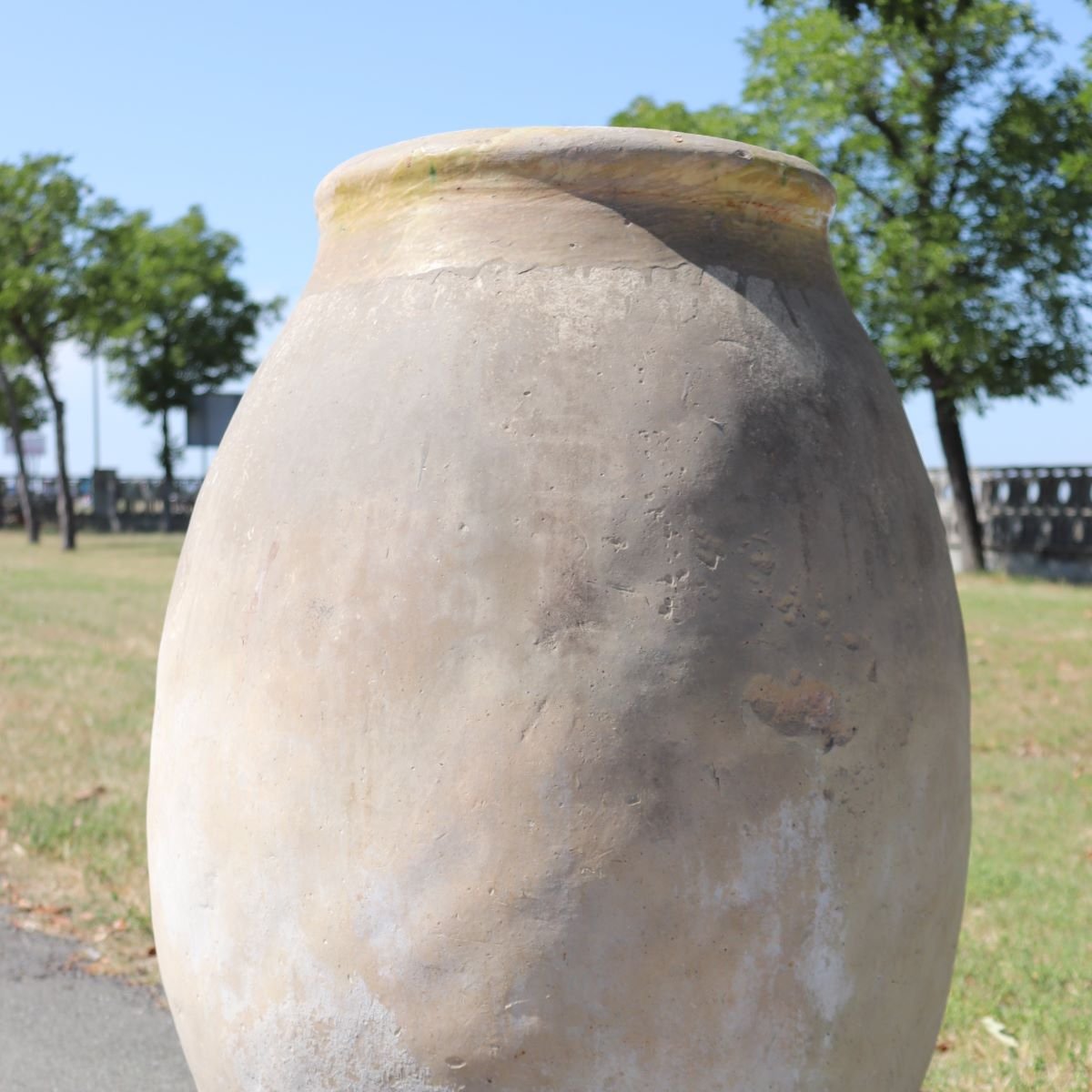 Antique Terracotta Jar, Garden Ornament, Italy, 19th Century-photo-4